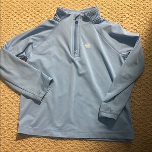 Boys Vineyard Vines Sky Blue Performance Quarter-Zip